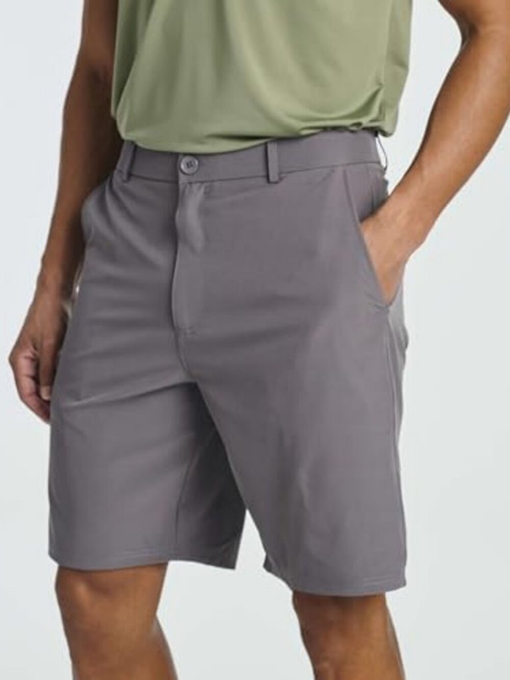 Men's 9" Stretch Golf Shorts - 3 Pack, Casual Flat Front Shorts with Pockets - Picture 5 of 6